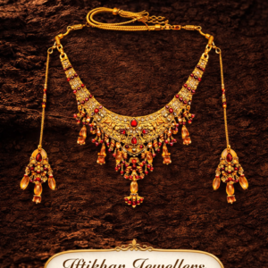 ✨ Red Stone Bridal Neckset ✨