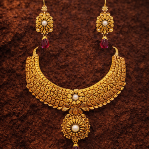 Classic Traditional Gold Neck Set