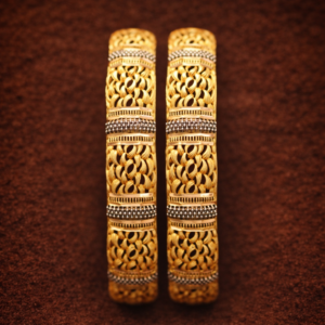 “Traditional gold kara set