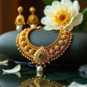✨ Green Stone Bridal Set ✨