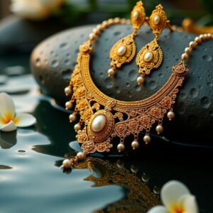 Classic Traditional Gold Neck Set