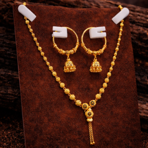 ✨ Elegant Gold Mala Set – Iftikhar Jewellers