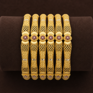 Iftikhar Gold Bangle Set 002