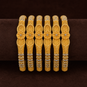 Iftikhar Gold Bangle Set 005