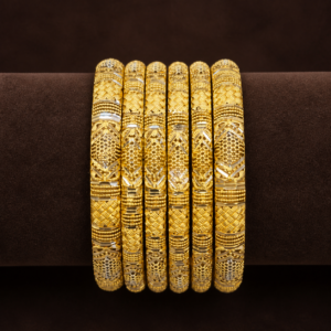 Iftikhar Gold Bangle Set 006