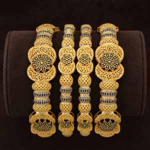 Iftikhar Gold Bangle Set 007