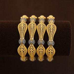 Iftikhar Gold Bangle Set 009