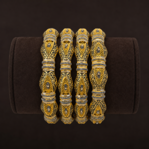 Iftikhar Gold Bangle Set 010