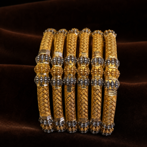 Iftikhar Gold Bangle Set 014