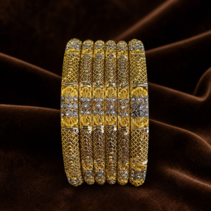 Iftikhar Gold Bangle Set 016
