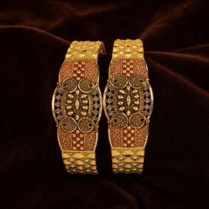 Iftikhar Gold Bangle Set 017