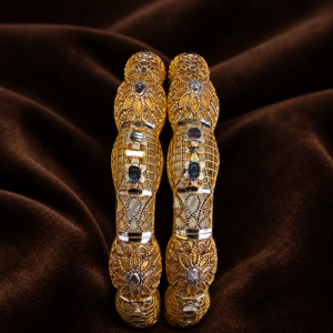 Iftikhar Gold Bangle Set 021
