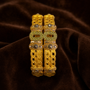 Iftikhar Gold Bangle Set 023