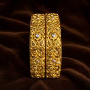 Iftikhar Gold Bangle Set 024