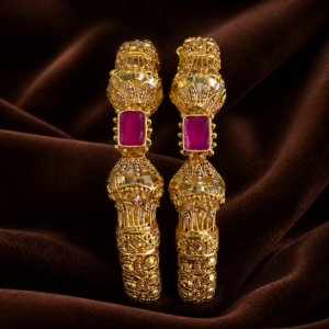 Iftikhar Gold Bangle Set 025