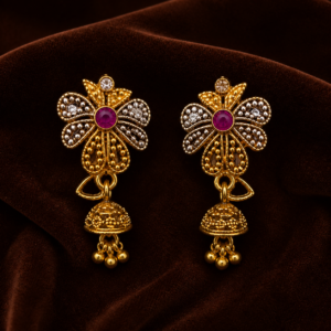 Iftikhar Gold Earrings 03