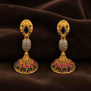 Iftikhar Gold Earrings 04