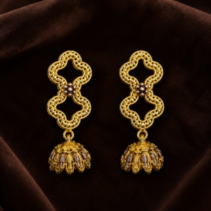 Iftikhar Gold Earrings 05