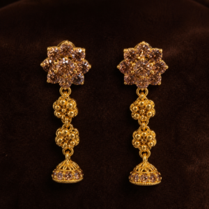 Iftikhar Gold Earrings 06