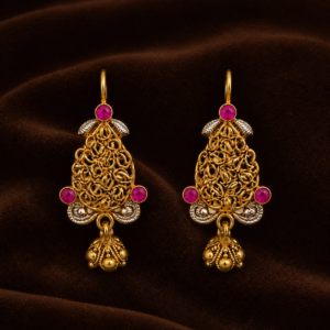 Iftikhar Gold Earrings 07