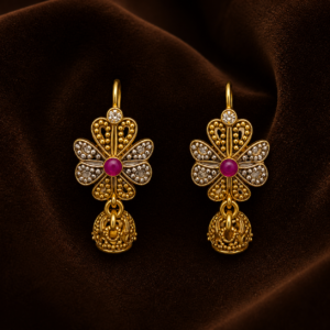 Iftikhar Gold Earrings 09