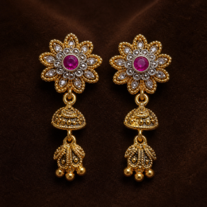 Iftikhar Gold Earrings 12