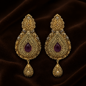 Iftikhar Gold Earrings 23